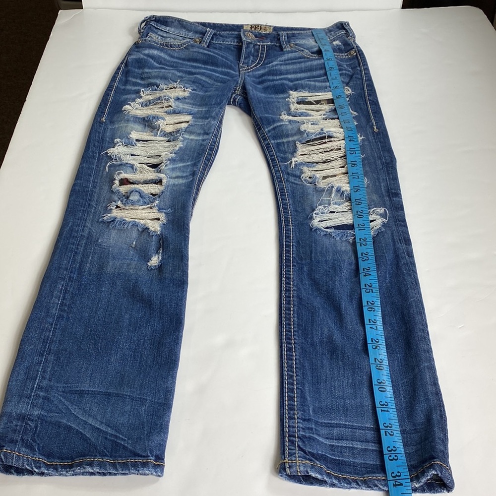 1921 WESTERN GLOVE WORKS CROP JEANS - Picture 15 of 16